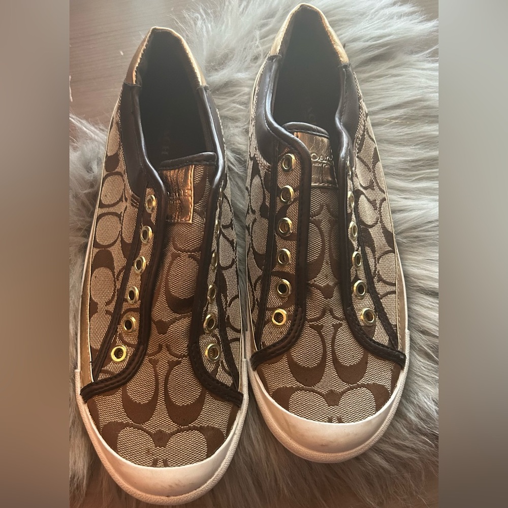 Coach slip on sneakers